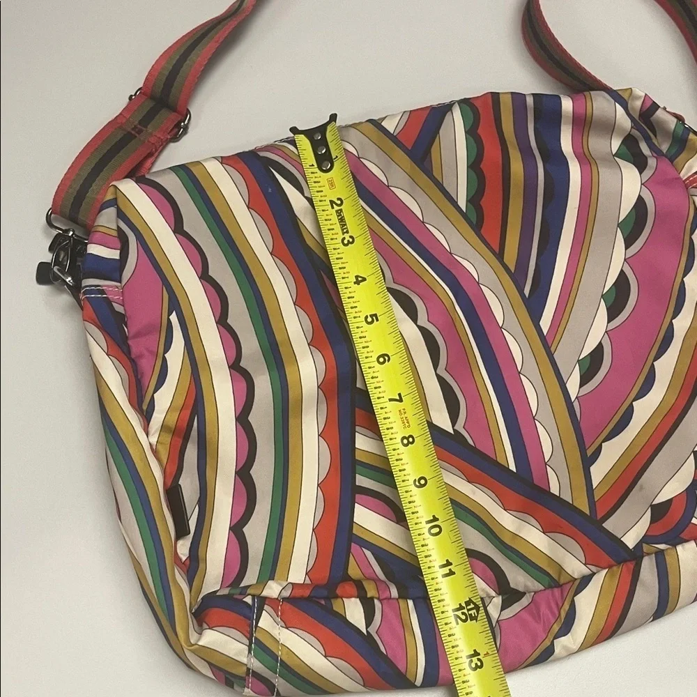 Kipling Bold Colorful Striped Women's large crossbody Bag
